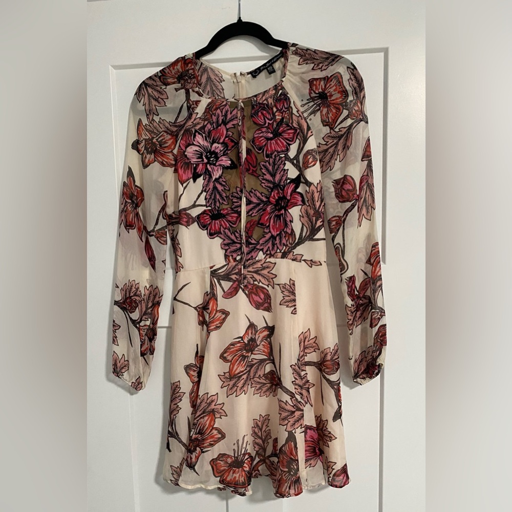 For lemon and lemons, peekaboo floral dress
